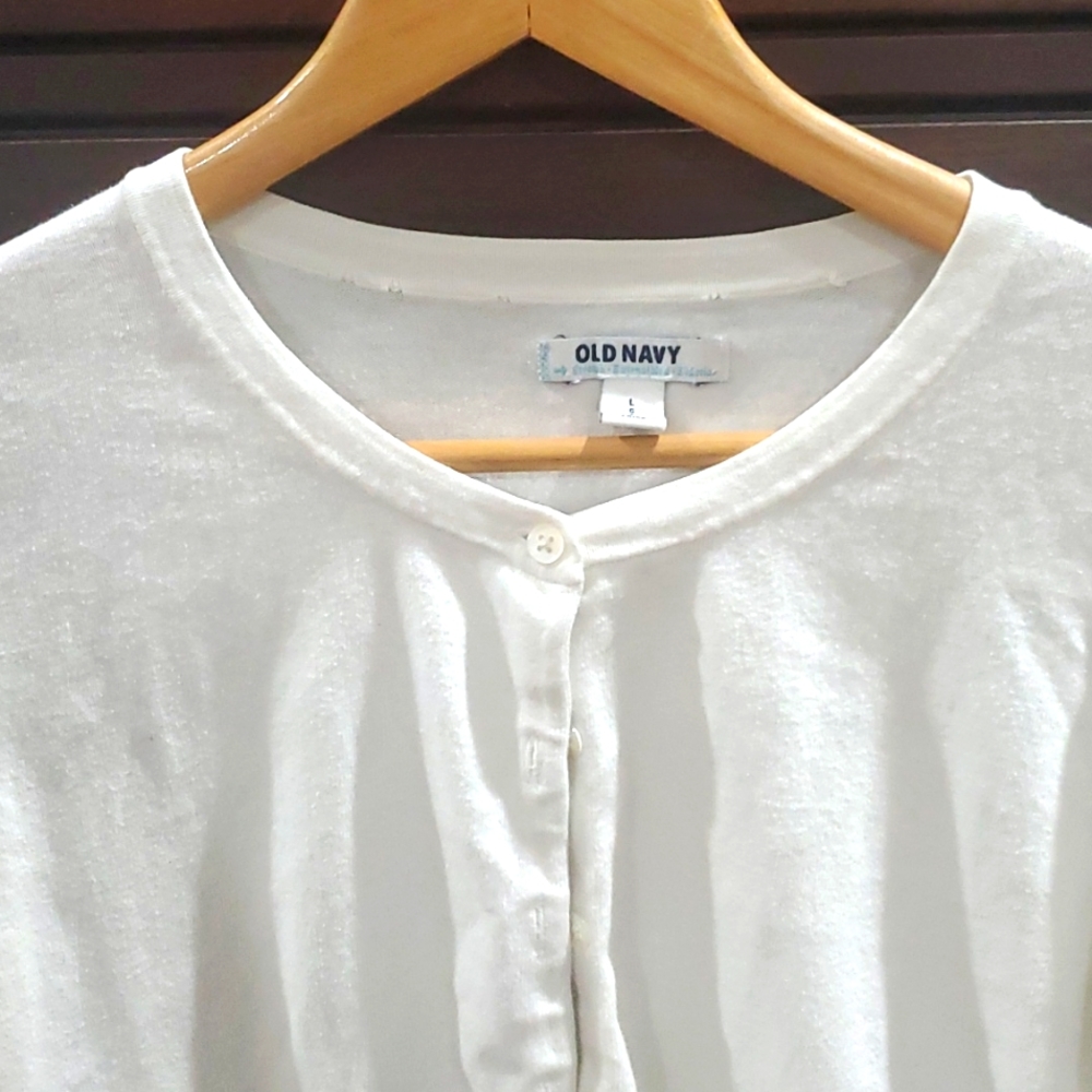 Old Navy White short cardigan
